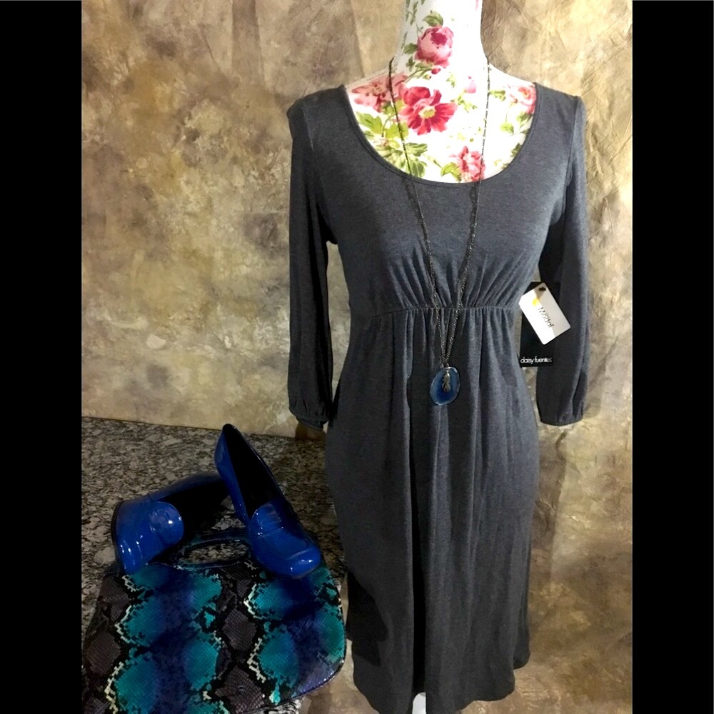 Daisy Fuentes Babydoll Inspired Dress Sz M - Picture 2 of 8